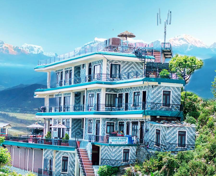 Lake View Lodge Sarangkot Pokhara Bagian luar foto